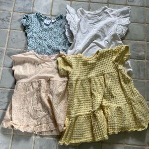 Sweet 3-4T Zara tops and dress